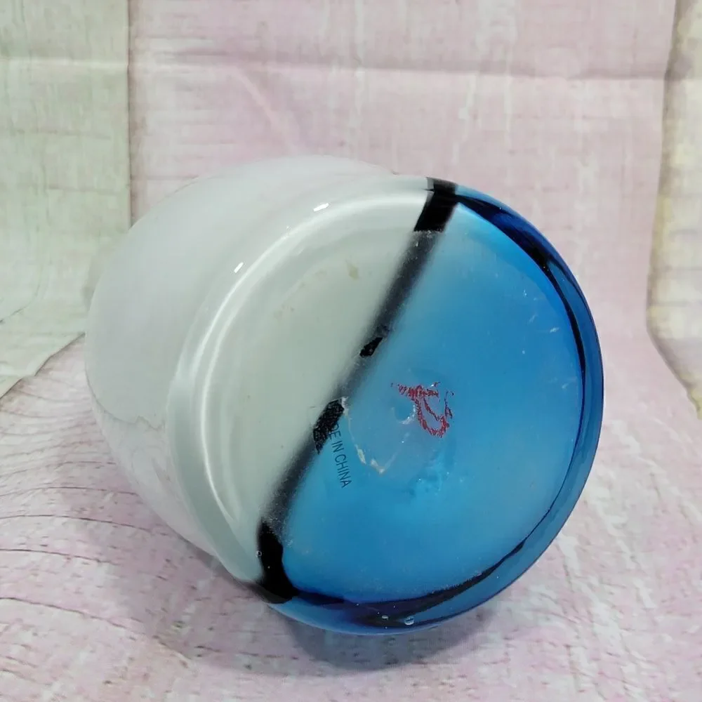 Blue and White Modern Contemporary Vase‎